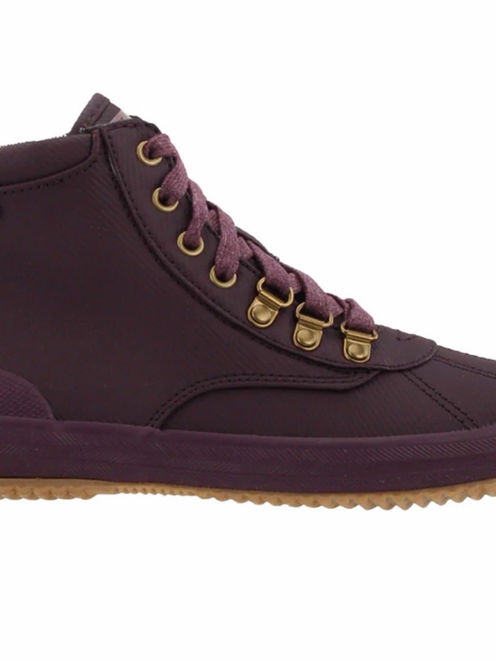 Burgundy Keds Scout Splash lace-up boots!